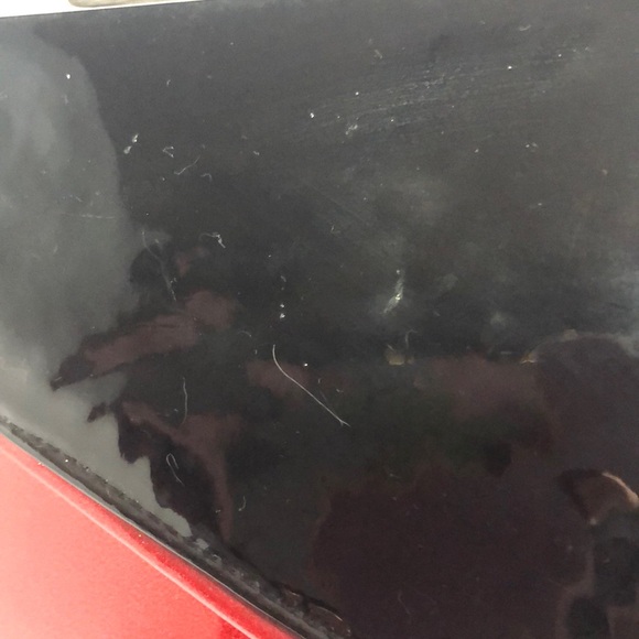 Sourpuss Retro Spiderweb Red and Black Clutch - Picture 3 of 6